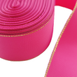 Load image into Gallery viewer, Glitter Gold Edge Grosgrain Ribbon - 1 1/2" (38mm) - 5 yards