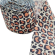 Load image into Gallery viewer, Leopard Printed Grosgrain Ribbon - 1 1/2" (38mm) - 5 yards