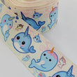 Load image into Gallery viewer, Little Sharks Grosgrain Ribbon - 1 1/2" (38mm) - 5 yards