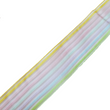 Load image into Gallery viewer, Sheer Pale Colors Stripes Shinimbu Grosgrain Ribbon - 1 1/2" (38mm) - 5 yards
