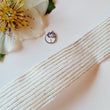 Load image into Gallery viewer, Juta White Sinimbu Grosgrain Ribbon - 1 1/2" (38mm) - 5 yards
