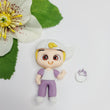 Load image into Gallery viewer, 204 Fabio The Mascot Clay Doll for Bow-Center, Jewelry Charms, Accessories, and More