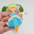 Load image into Gallery viewer, 120 Cinderella 4.5" Flexible Cold Porcelain Clay Doll for Bow-Center, Jewelry Charms, Accessories, and More