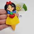 Load image into Gallery viewer, Snow White 4.5" Flexible Clay Doll for Bow-Center, Jewelry Charms, Accessories, and More