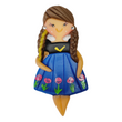 Load image into Gallery viewer, 465 Princess Anna 4.5" Flexible Clay Doll for Bow-Center, Jewelry Charms, Accessories, and More