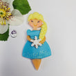 Load image into Gallery viewer, 076 Blond Princess 4.5" Flexible Cold Porcelain Clay Doll for Bow-Center, Jewelry Charms, Accessories, and More