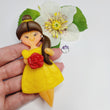 Load image into Gallery viewer, 068 Belle 4.5" Flexible Cold Porcelain Clay Doll for Bow-Center, Jewelry Charms, Accessories, and More