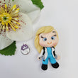 Load image into Gallery viewer, 171 Dr. Teddy 2 Clay Doll for Bow-Center, Jewelry Charms, Accessories, and More