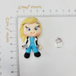 Load image into Gallery viewer, 171 Dr. Teddy 2 Clay Doll for Bow-Center, Jewelry Charms, Accessories, and More