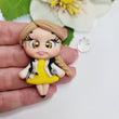 Load image into Gallery viewer, 166 Dr. Antonia 2 Clay Doll for Bow-Center, Jewelry Charms, Accessories, and More