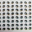 Load image into Gallery viewer, Adhesive Resin Eyes for Clays Multicolor STY R031 P 64 Pairs