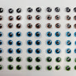 Load image into Gallery viewer, Adhesive Resin Eyes for Clays Multicolor STY R017 P 64 Pairs
