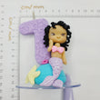Load image into Gallery viewer, Mermaid Decorative Candle #7 for cake top