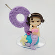 Load image into Gallery viewer, Mermaid Decorative Candle #9 for cake top