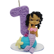 Load image into Gallery viewer, Mermaid Decorative Candle #7 for cake top