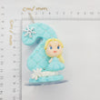 Load image into Gallery viewer, Blond Princess themed- Elsa candle #2 for cake top