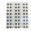 Load image into Gallery viewer, Adhesive Resin Eyes for Clays Multicolor STY R052 PP 64-Pairs