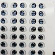 Load image into Gallery viewer, Adhesive Resin Eyes for Clays Multicolor STY R037 P 64-Pairs