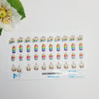 Load image into Gallery viewer, Adhesive resin for clays MF 110 cute deserts (2 cm) 40 Units