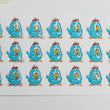 Load image into Gallery viewer, Adhesive resin for clays MF-37 little dottie chicken (1.5 cm) 33 units