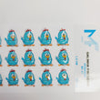 Load image into Gallery viewer, Adhesive resin for clays MF-37 little dottie chicken (1.5 cm) 33 units