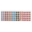 Load image into Gallery viewer, Adhesive resin for clays MF 26 super heroes symbols MICRO (7 mm) 80 units