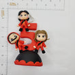 Load image into Gallery viewer, Money Heist themed candle #5 for cake top