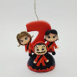 Load image into Gallery viewer, Money Heist themed candle #2 for cake top