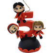 Load image into Gallery viewer, Money Heist themed candle #5 for cake top