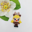 Load image into Gallery viewer, 073 Blitzen Xmas Clay Doll for Bow-Center, Jewelry Charms, Accessories, and More