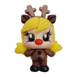 Load image into Gallery viewer, 073 Blitzen Xmas Clay Doll for Bow-Center, Jewelry Charms, Accessories, and More