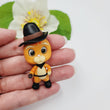Load image into Gallery viewer, 475 Puss in Boots 2 Clay Doll for Bow-Center, Jewelry Charms, Accessories, and More