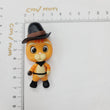 Load image into Gallery viewer, 475 Puss in Boots 2 Clay Doll for Bow-Center, Jewelry Charms, Accessories, and More