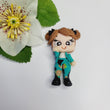 Load image into Gallery viewer, 565 Valencia Clay Doll for Bow-Center, Jewelry Charms, Accessories, and More