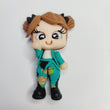 Load image into Gallery viewer, 565 Valencia Clay Doll for Bow-Center, Jewelry Charms, Accessories, and More