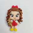 Load image into Gallery viewer, 394 Millicent Clay Doll for Bow-Center, Jewelry Charms, Accessories, and More