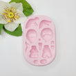 Load image into Gallery viewer, KKA #46 Dual Noel Cuteness Silicone Mold
