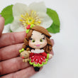 Load image into Gallery viewer, 203 Everleigh Xmas Clay Doll for Bow-Center, Jewelry Charms, Accessories, and More