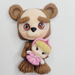 Load image into Gallery viewer, 409 Masha Bear Clay Doll for Bow-Center, Jewelry Charms, Accessories, and More