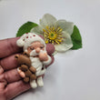 Load image into Gallery viewer, 519 Sleepy Noel Clay Doll for Bow-Center, Jewelry Charms, Accessories, and More