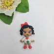 Load image into Gallery viewer, 512 Shaquana Clay Doll for Bow-Center, Jewelry Charms, Accessories, and More