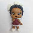 Load image into Gallery viewer, 396 Minenhle Clay Doll for Bow-Center, Jewelry Charms, Accessories, and More