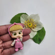 Load image into Gallery viewer, 363 Masha 3 Clay Doll for Bow-Center, Jewelry Charms, Accessories, and More