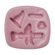 Load image into Gallery viewer, MA 799 Witch on the Broom #2 Silicone Mold