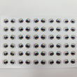 Load image into Gallery viewer, Adhesive Resin Eyes for Clays V.A. 013 (X-SM) 48 Pairs(PP) 5.7MM - Rainbow