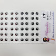 Load image into Gallery viewer, Adhesive Resin Eyes for Clays V.A. (X-SM) 48 Pairs(PP) 5.7MM -Multicolor- Snow White