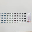 Load image into Gallery viewer, Adhesive Resin Eyes for Clays V.A. (X-SM) 48 Pairs(PP) 5.7MM -Multicolor- Snow White