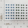 Load image into Gallery viewer, Adhesive Resin Eyes for Clays V.A. (X-SM) 48 Pairs(PP) 5.7MM -Multicolor- Snow White