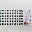 Load image into Gallery viewer, Adhesive Resin Eyes for Clays V.A.022 Lulu (SM) 48 Pairs(P) 6.7MM -Multicolor