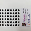 Load image into Gallery viewer, Adhesive Resin Eyes for Clays V.A.022 Lulu (MICRO) 48 Pairs(XX-SM) 4.7MM -Multicolor